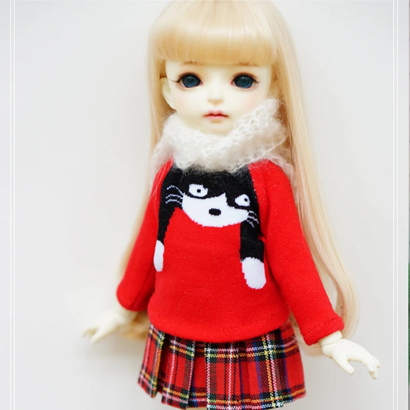 1/6 bjd свитера для кукл красный цвет Одежда кукол зеленый YOSD MYOU аксессуары
