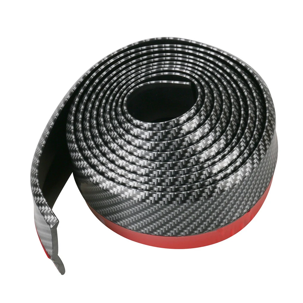 2 5 м углеродное волокно резиновые формовочные полосы протекторы черная отделка