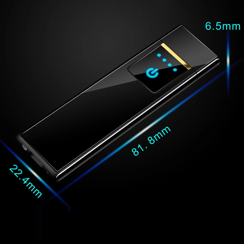 Мини Дамская зарядка через usb Сенсорная Электронная сигарета зажигалка