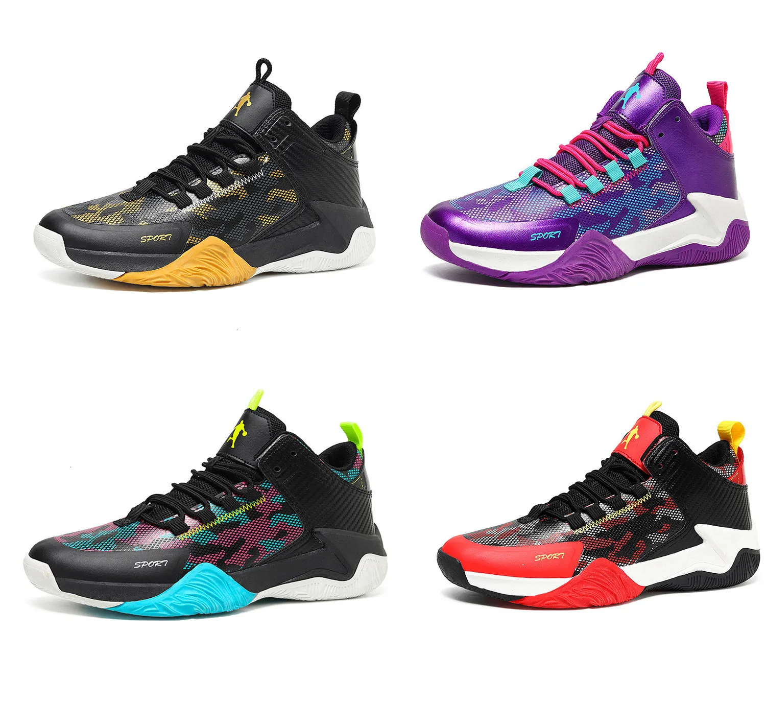 

Fashion High Top Basketball Shoes Spring New Basketball Shoes Men's Shoes Youth Sports Shoes Zapatos De Hombre Men's Shoes