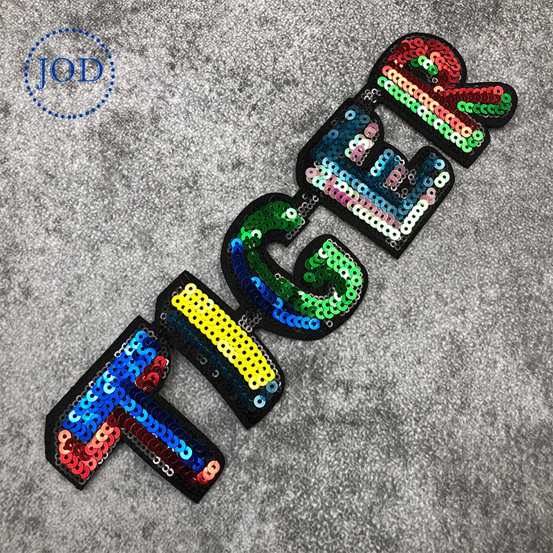 JOD Тигр бренд железо на одежде декоративное имя патч вышитые наклейки письмо