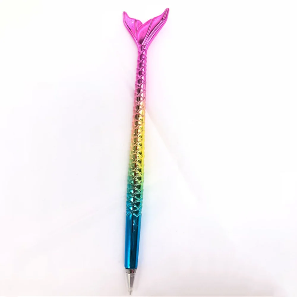 1 шт. Русалка шариковая ручка в форме цветка Пера Творческий полоску