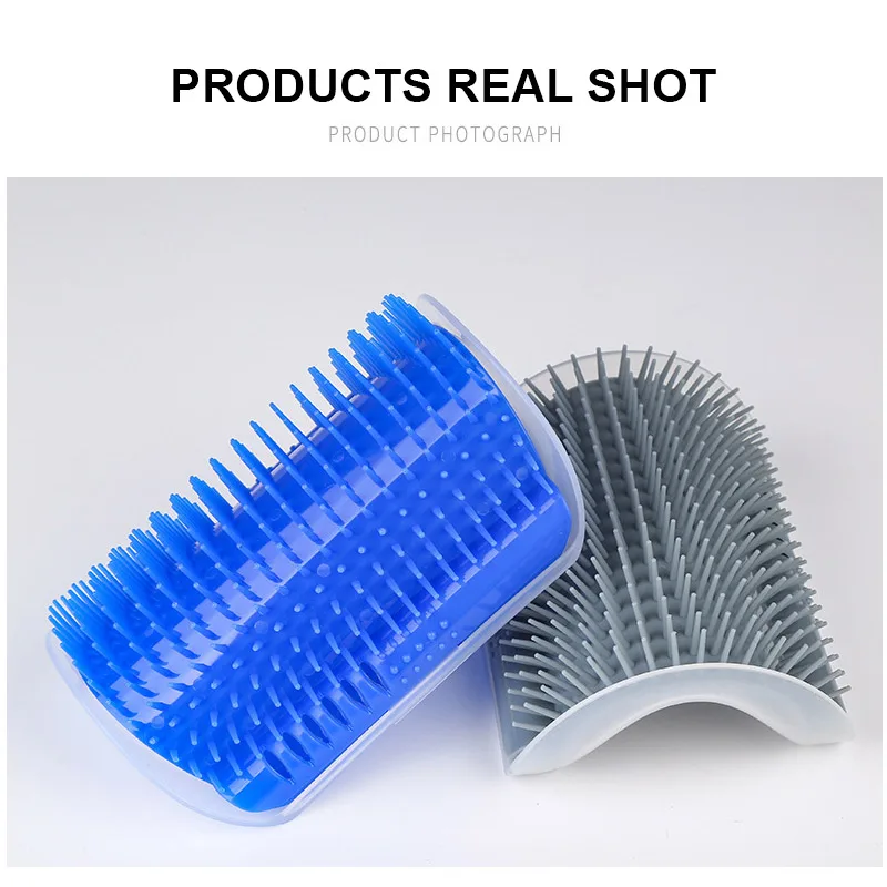 Товары для домашних животных щетка кошек массажная расческа С Кошачьей Мятой