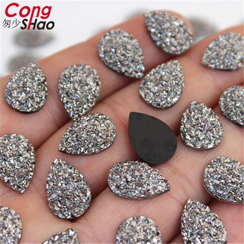 100pcs10*14 мм Bling AB цвета выпуклая минеральная поверхность кристальная Смола Стразы