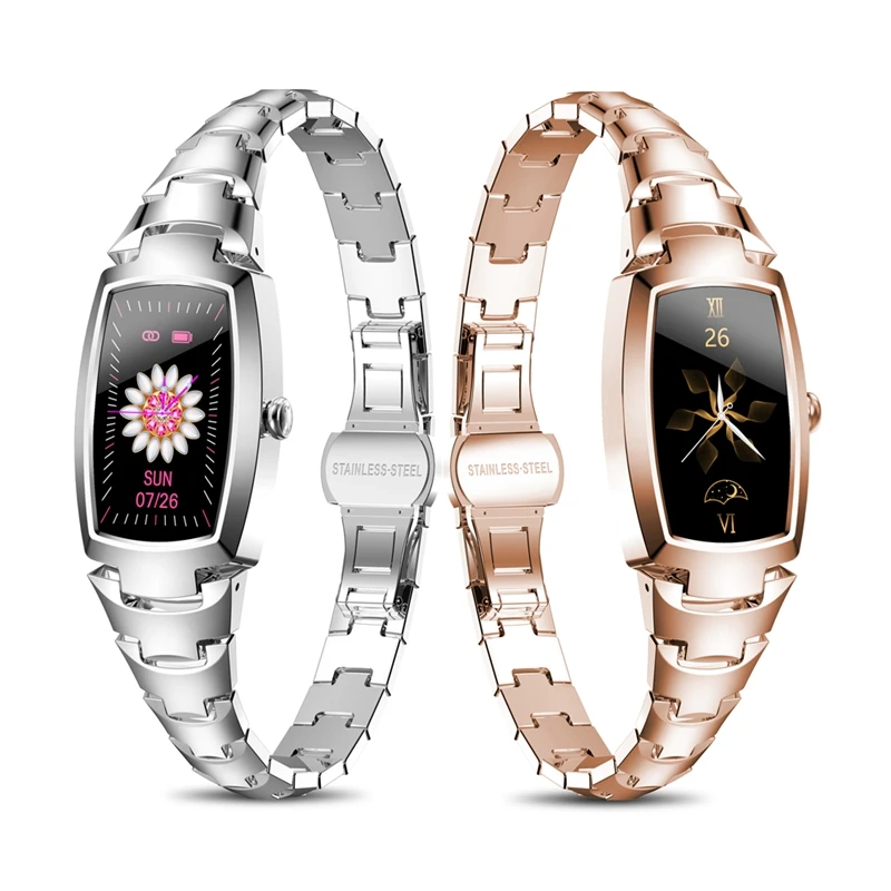 

Fashion H8 Updated H8 Pro Smart Bracelet Women IP67 Waterproof Heart Rate Monitor Call Reminder Fitness Bracelet Lady Wristband
