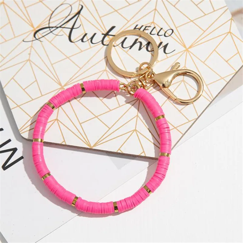 YEYULIN Boho Heishi Полимерная глина диск бусины Круглый Брелок браслеты для женщин