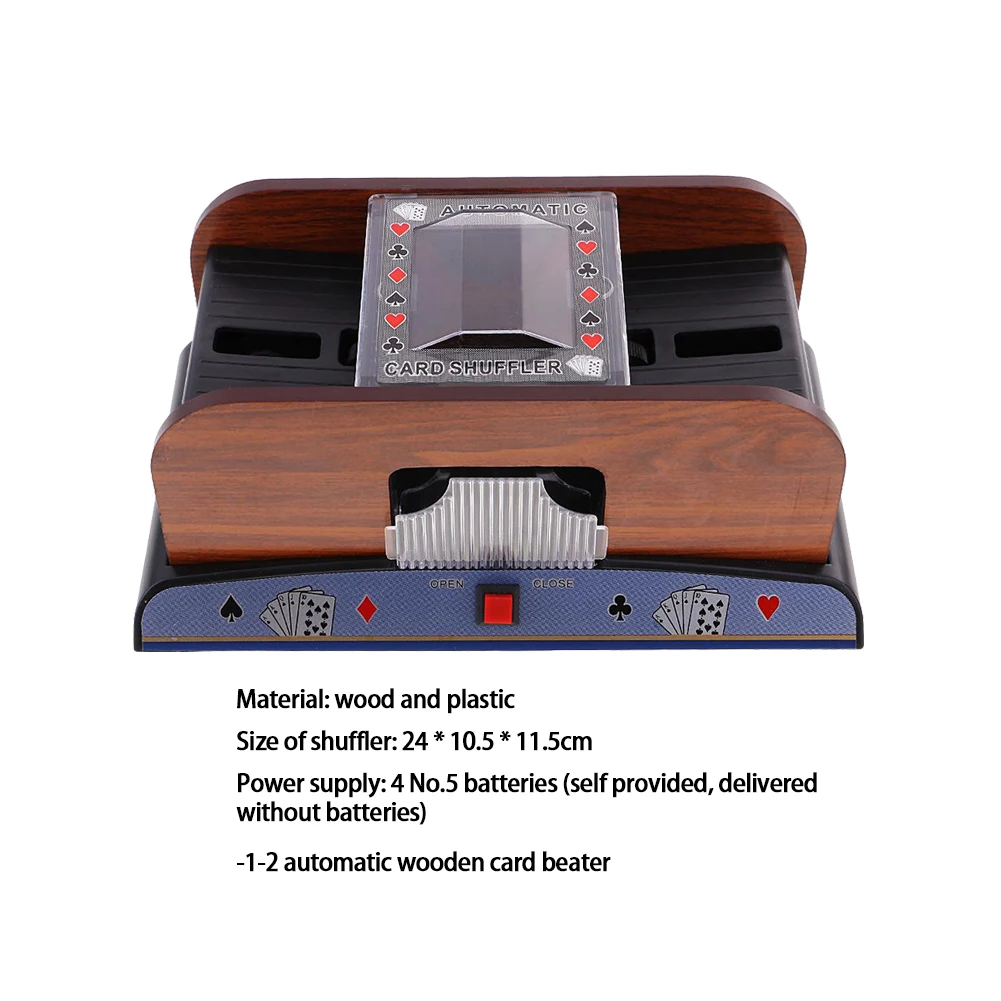 

Board Game Card Shuffling Machine Board Game Poker Playing Cards Automatic Shuffler Wooden Electric Automatic Playing Card