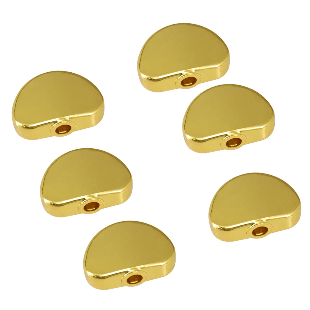 6 Pcs Gold Metal Guitar Tuning Pegs Buttons Machine Heads Knobs with Screws Kit for Acoustic Electric Guitars | Спорт и развлечения