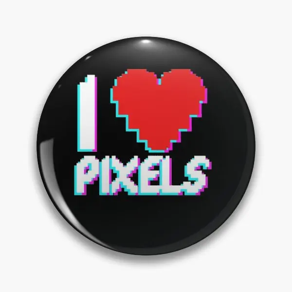 Pixel Разрешение шпильки для рюкзаки мультфильм булавка бейдж украшение в виде