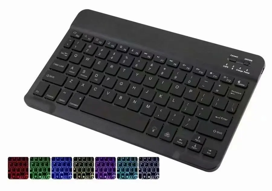 Чехол с клавиатурой Bluetooth для IPad 9 7 2017 2018 5-й 6-й Air 2 Pro планшет ткань подсветкой