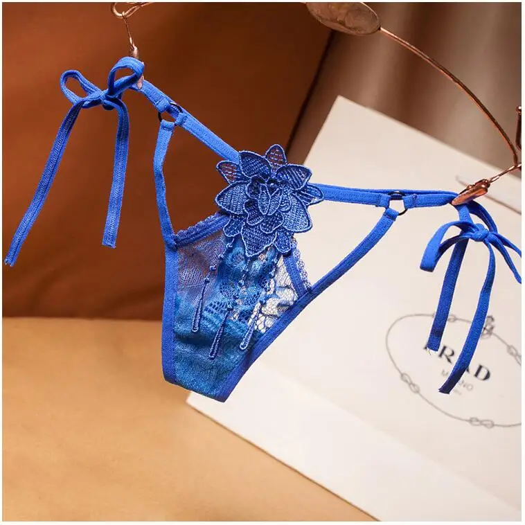 Новинка 2019 женские сексуальные кружевные прозрачные ажурные трусики с открытой