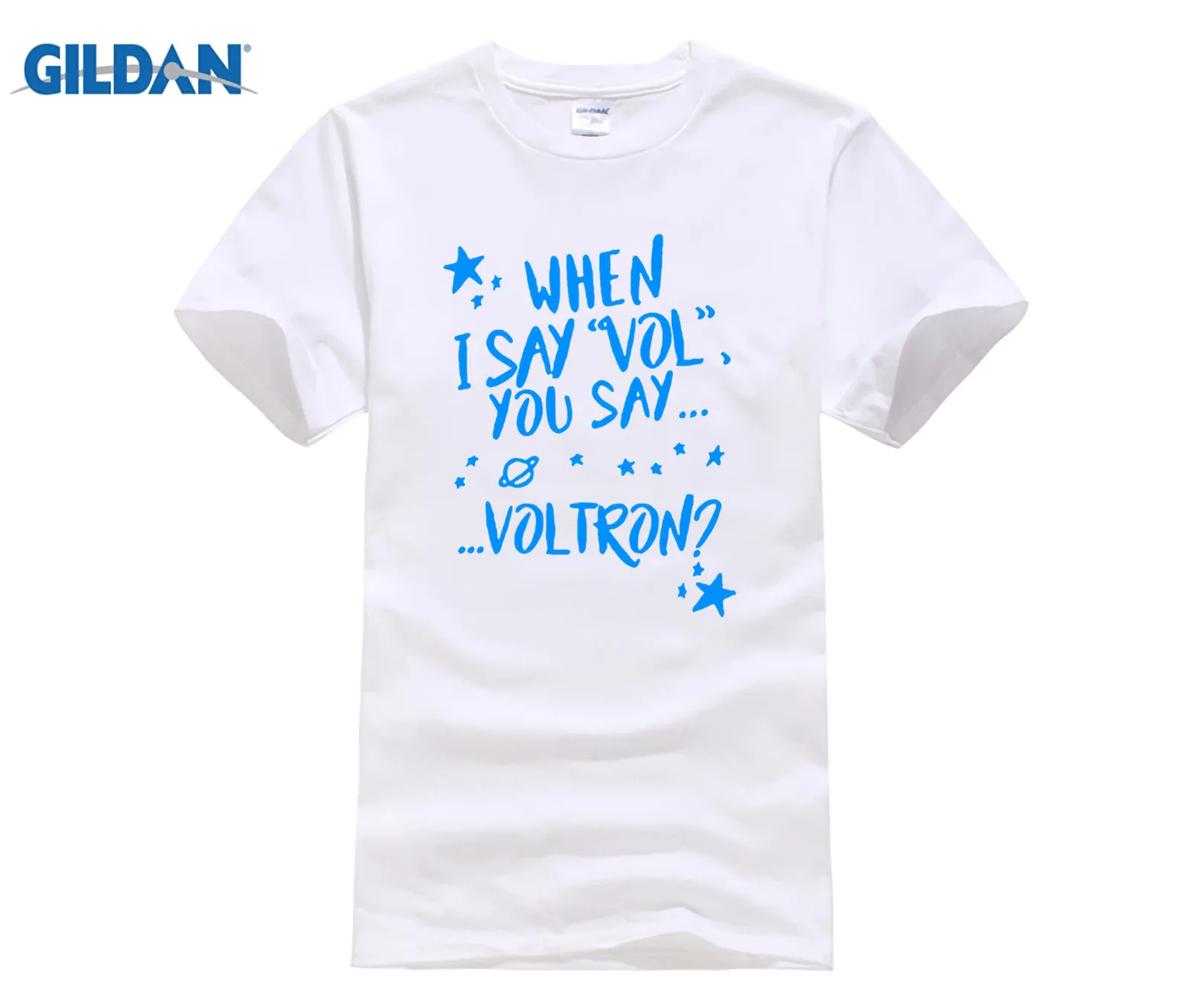 Горячие предложения забавные мужские футболки Футболка Voltron Мужская Черная