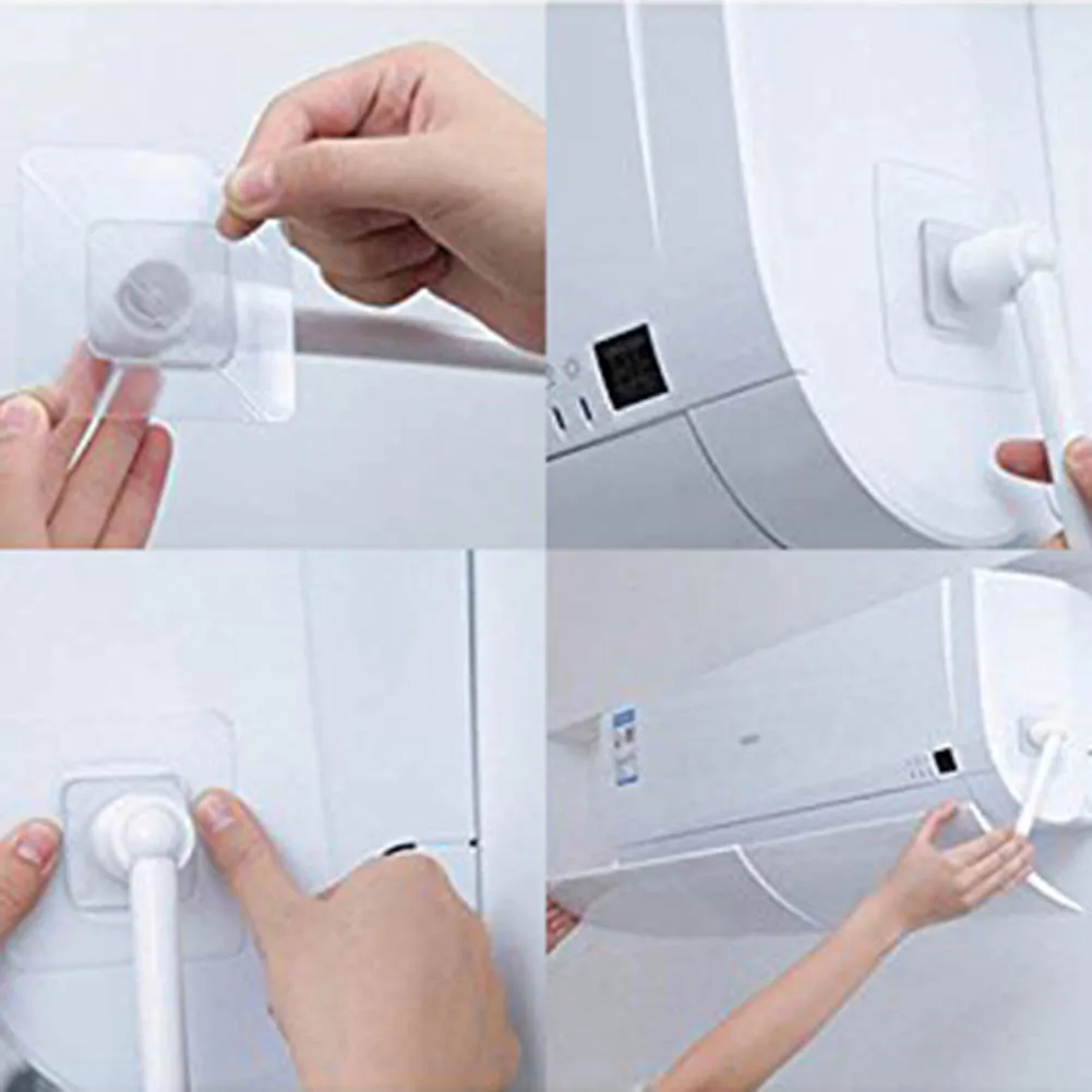 

New 1Pc Anti Direct Blowing Adjustable Plastic Air Conditioner Cover Wind Shield Deflector Baffle Easy to Install