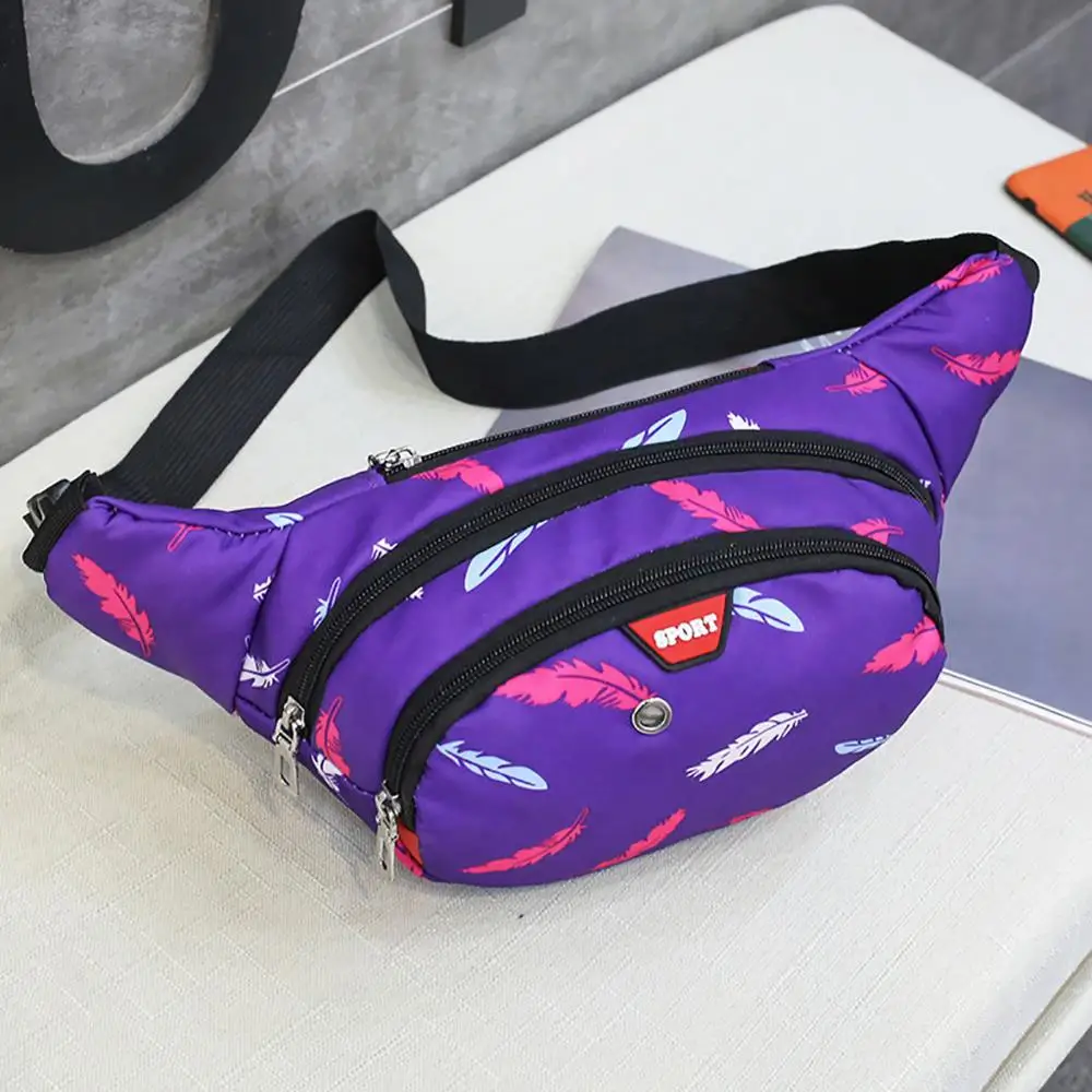 Мужская и Женская поясная сумка Наплечные сумки с принтом модные спортивные