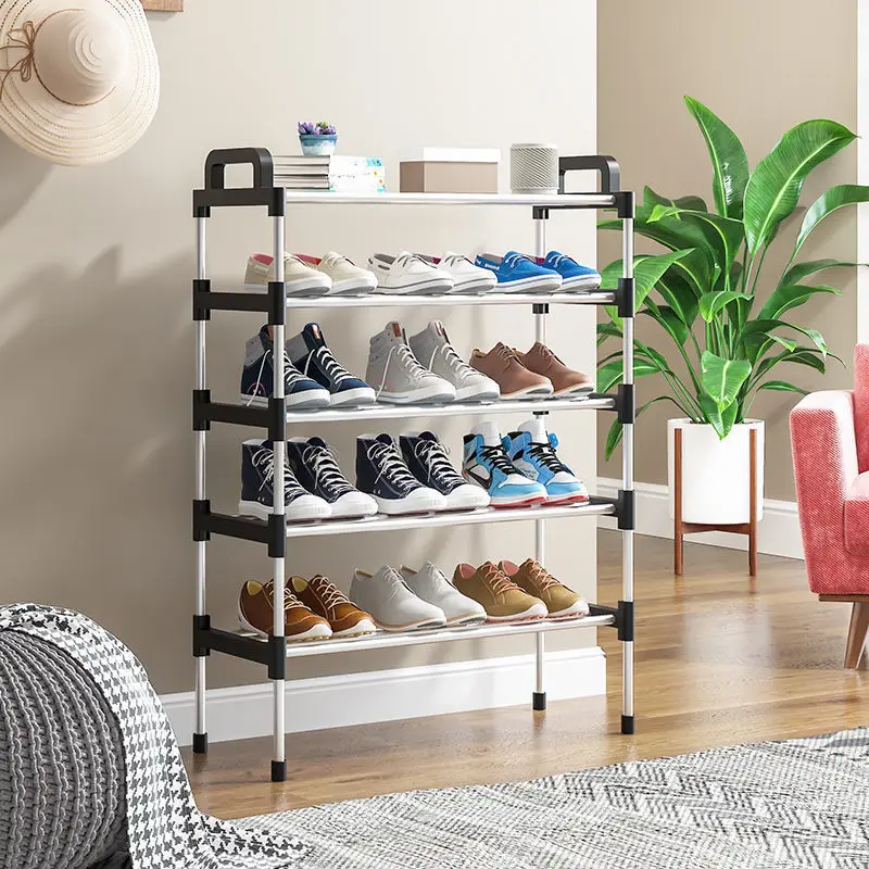 

Shoe Cupboar Thicken Metal Standing Shoes Rack Simple Assemble Shoes Storage Cabinet Home Furniture Portable Shoe Rack Organizer