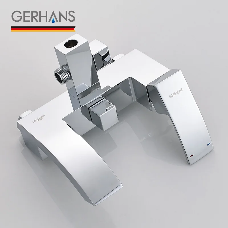 GERHANS Faucet K19014 Душевая система со смесителем и тропическим душем Цвет: Хром |