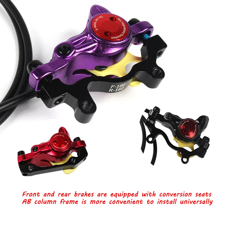 Комплект гидравлического тормоза для горного велосипеда 750 мм 1350 мм|Велосипедный