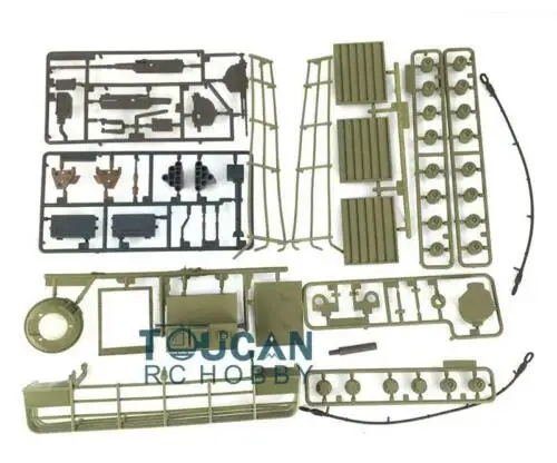 

Heng Long 1/16 USA M1A2 Abrams RC Tank 3918 Camo Green Plastic Parts Bag TH00563-SMT4