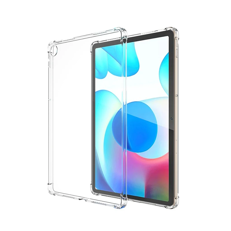 Funda de silicona para tableta OPPO Realme Pad 10,4 2021, cubierta de Airbag suave, protección transparente, capa de tarjeta para RMP2102