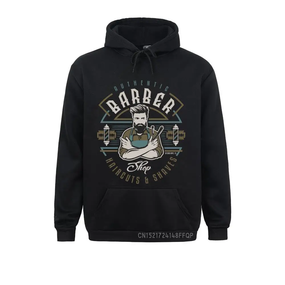 

Aunthentic Barber Shop Men Sweatshirts Hair Scissors Haircut Novelty Coats Long Sleeve Hoodies Pullovers Soft Plus Size