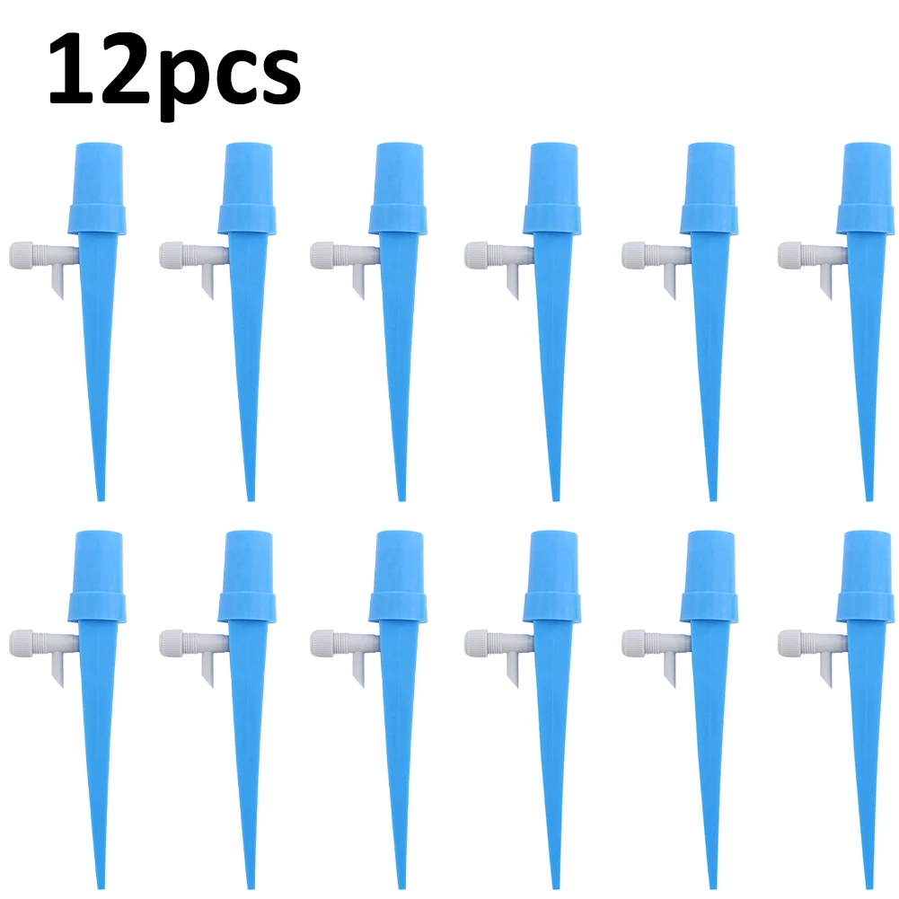 

12pcs Auto Drip Irrigation Watering System Automatic Spike for Plants Flower Indoor Household Waterers Bottle