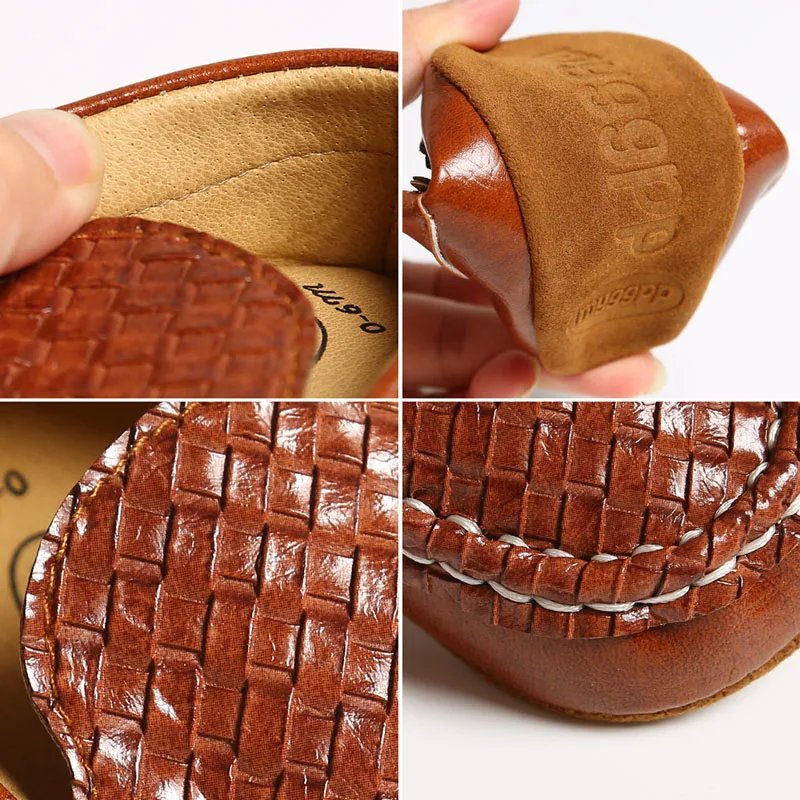 Новинка 2019 модные мягкие рандовые Мокасины обувь для новорожденных однотонные