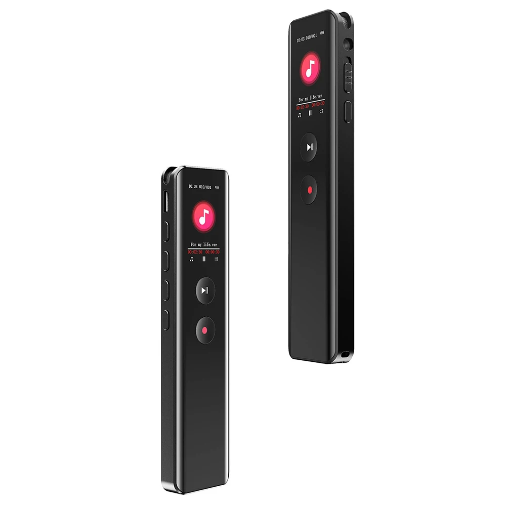 

Mp3 Player Dictaphone Audio Recorder Portable 32G Phone Recording Rechargeable Battery Digital Audio Voice Recorder MP3 Player