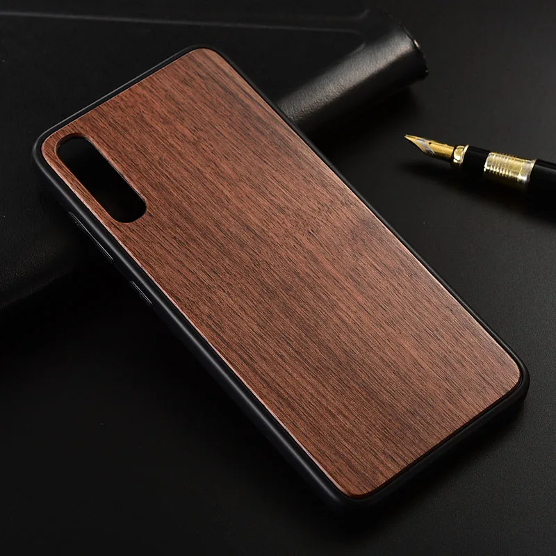Чехол для Samsung Galaxy A30 A50 A70 тонкая деревянная задняя крышка чехол бампер из ТПУ A10 A20