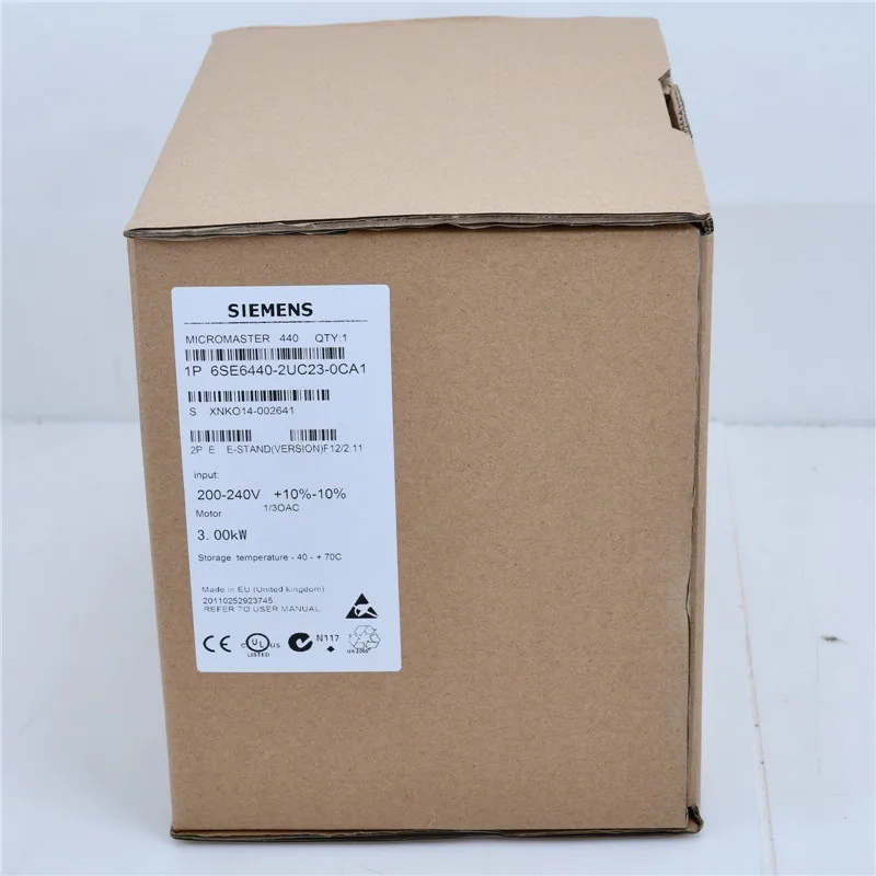 6SE6440 2UC23 0CA1 оригинальный MM440 инвертор 3kW 6SE64402UC230CA1|Усилители сигнала| |