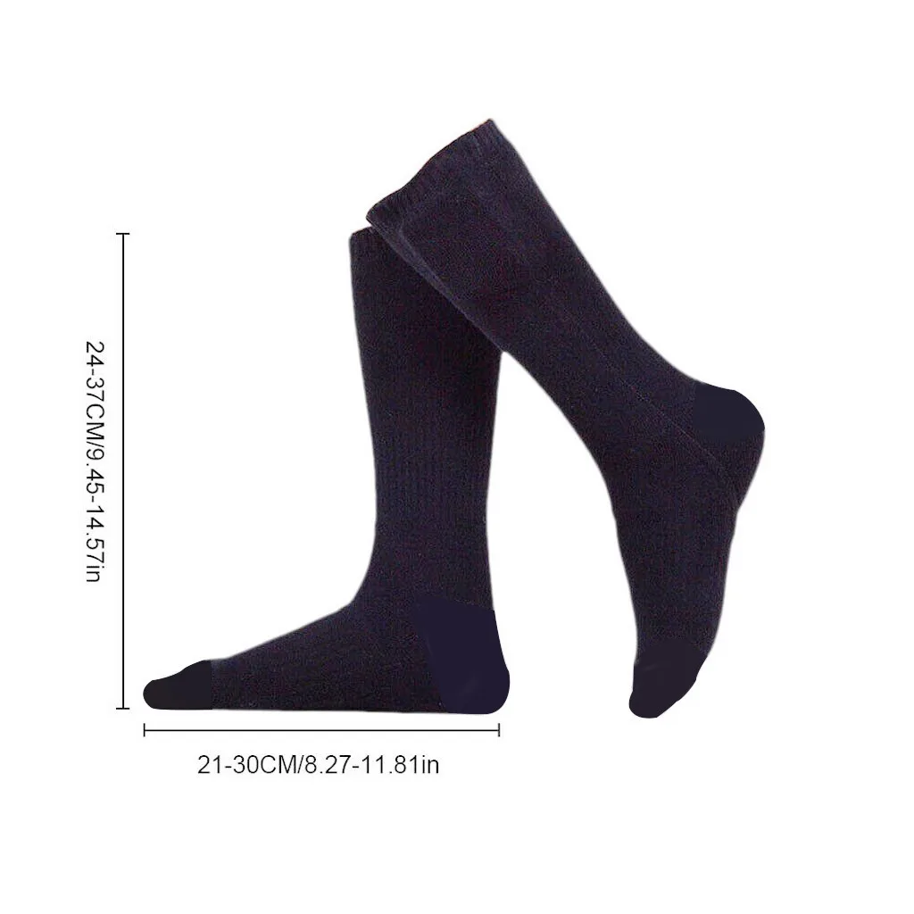 Носки с зарядкой от USB и перезаряжаемой батареей для мужчин женщин зимние теплые