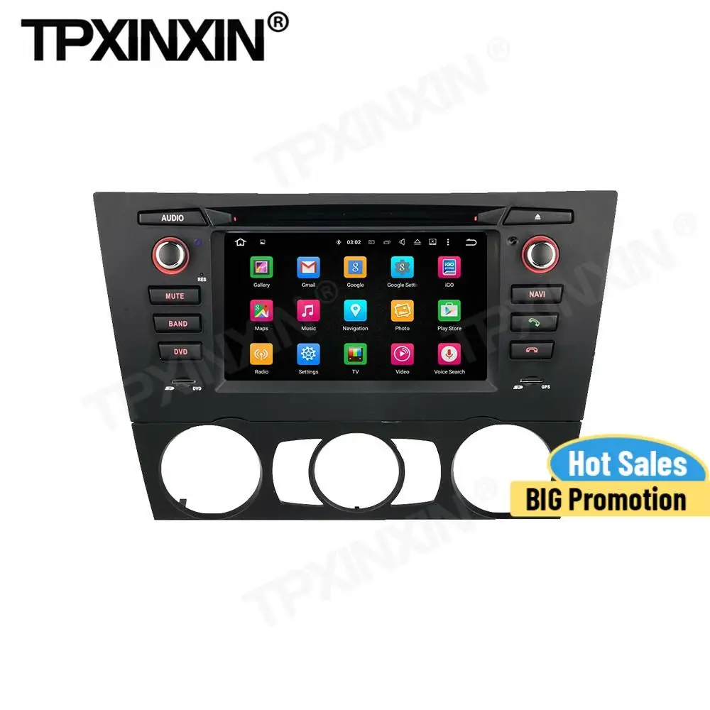 

Автомагнитола Apple Carplay, стереоприемник на Android для BMW 3 серии 2005 2006 2007 2008 + головное устройство с GPS-Навигатором для автомобиля