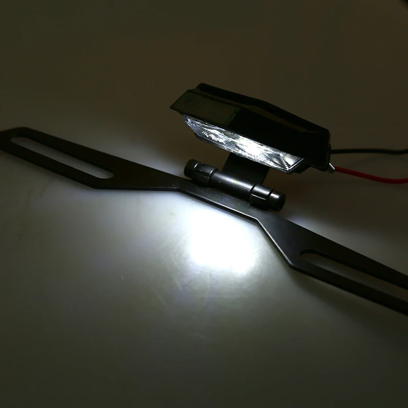 Задний светодиодный фонарь POSSBAY для мотоцикла подсветка номерного знака задний с