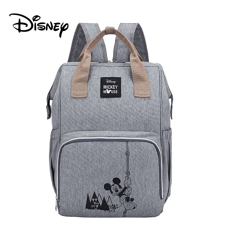 Сумка для подгузников disney, рюкзак, детские сумки для мамы, USB, для путешествий, влажный подгузник для мальчиков и девочек, органайзер для подгузников, Микки, Минни, коляска, инвалидные коляски - Цвет: bb0002