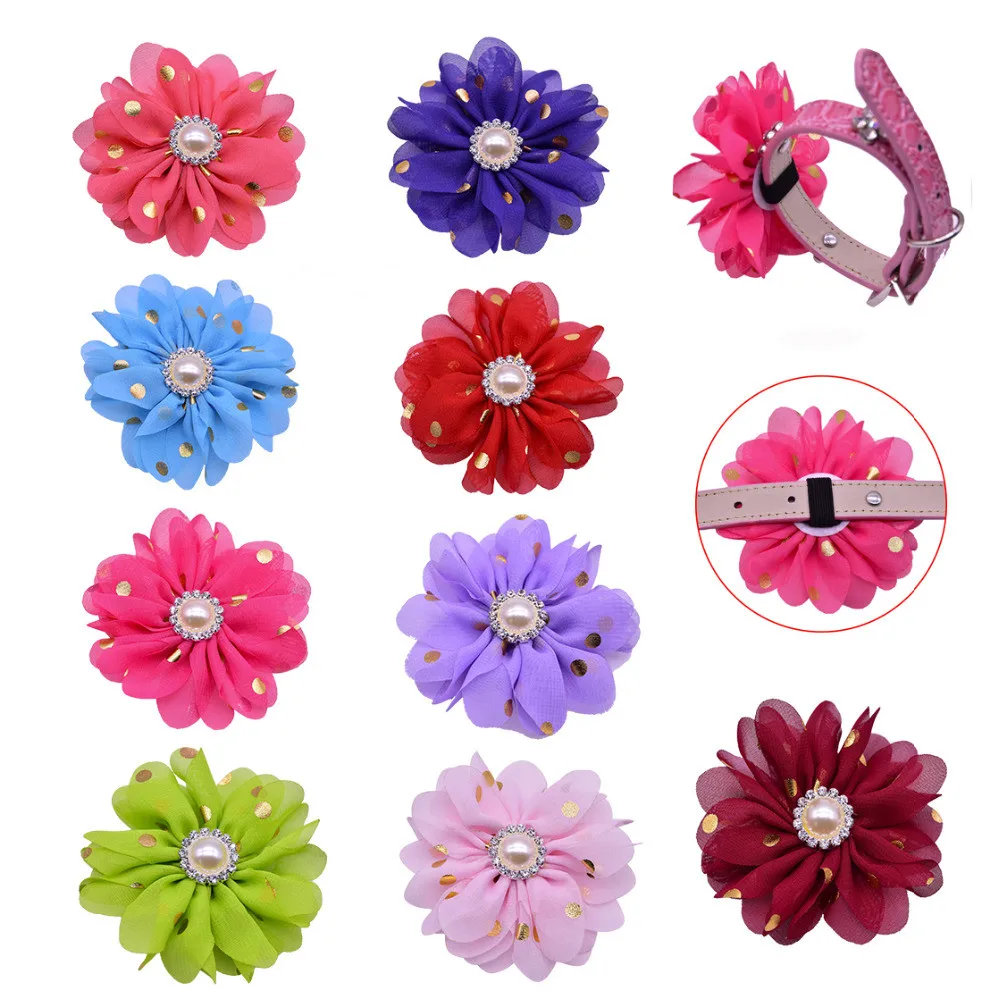 mix color 5 10 шт аксессуары для домашних животных, собак красочные микс Стиль Цветочный дизайн кошка собака ошейник подвески Украшение галстук-бабочка для собаки аксессуары для ухода за домашними животными - Цвет: mix color 5