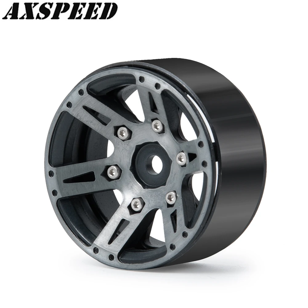 

AXSPEED 1,9 "обод обода Heavy Metal ступицы колеса 170 г/шт. для 1:10 осевой SCX10 CC01 F350 D90 90034 Traxxas TRX4 RC части автомобиля