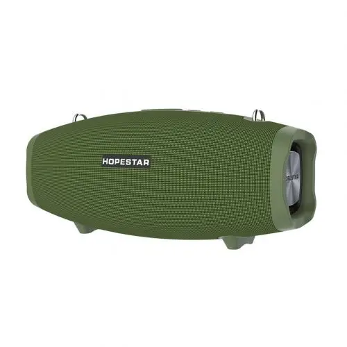 Green Многофункциональный HOPESTAR H1 40 Вт беспроводной портативный Bluetooth динамик Мобильный фонарик с питанием водонепроницаемый плеер с тяжелыми басами - Цвет: Green