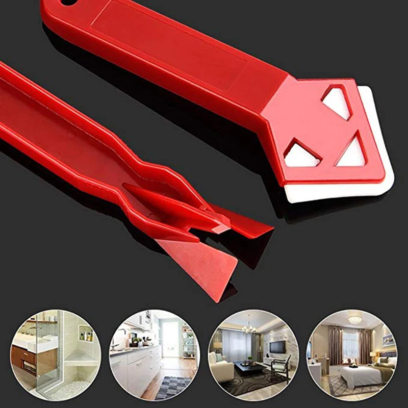 

2pcs Negative Angle Scraper Glass Plastic Shovel Blade Removal Of Residual Rubber Seam Glue Scraper Burr Trimming Cleaning Tool