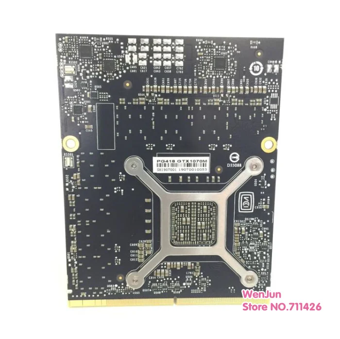 Оригинальная новая видеокарта для nVIDIA GeForce GTX 1070M 8G N17E G2 A1 Sli gtx1070m GDDR5 Dell Alienware18X/ MSI