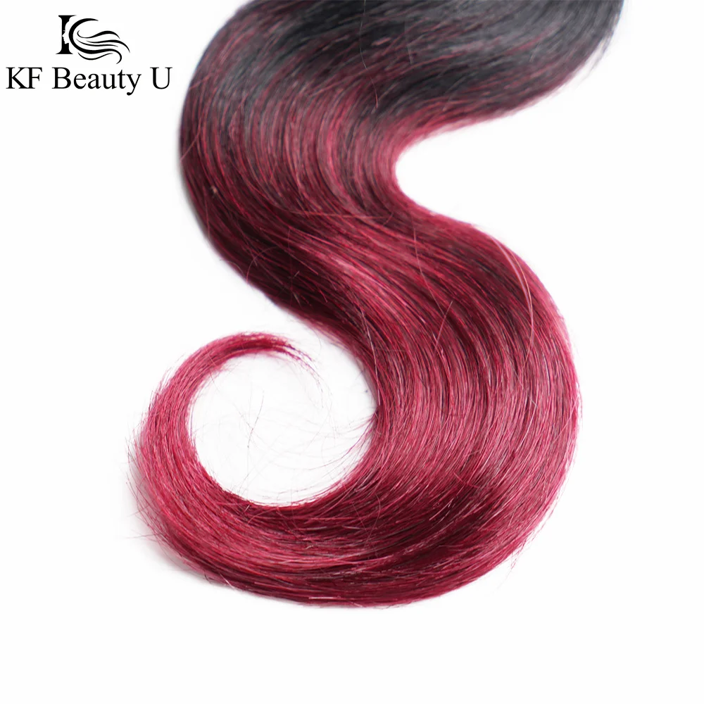 

T1B/99J T1B/30 Ombre Human Hair Bundles Body Wave Bundles Brazilian Virgin Hair for Black Women 50g/Pcs