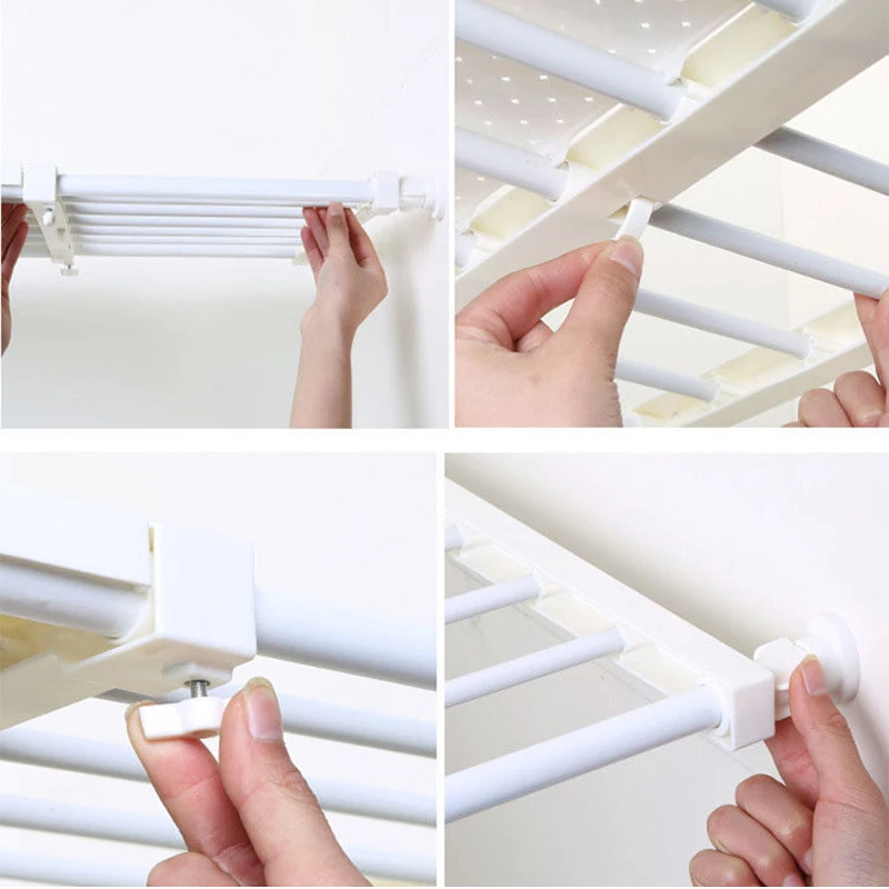 Укрепленный регулируемый шкаф органайзер для хранения полка настенная кухонная