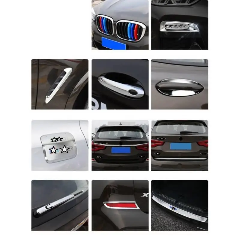 Основная задняя панель дверная ручка автомобильный хром декоративный Стайлинг