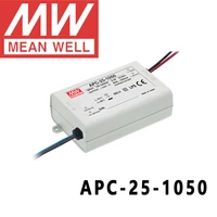 original mean well apc 25 1050 meanwell 1050ma constant current 25w single output led switching power supply