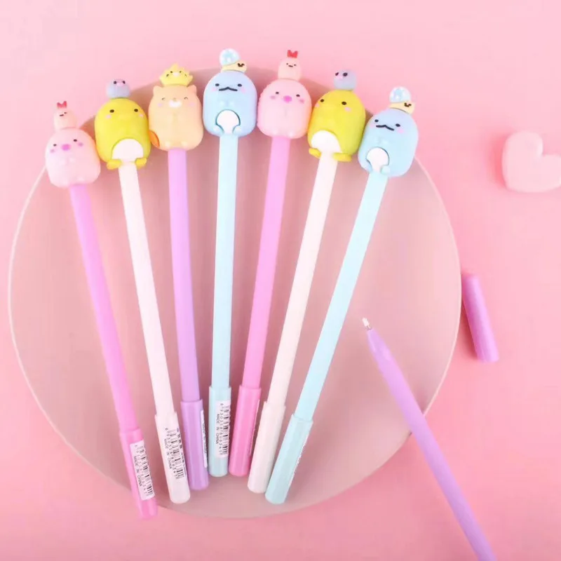 2 шт./лот Милая гелевая ручка Sumikko Gurashi для подписи подарок Escolar Papelaria Канцтовары