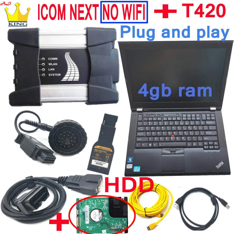 Лучший ICOM NEXT WIFI для BMW A2 B C ISTA программное обеспечение 2020 и программирование BM W icom