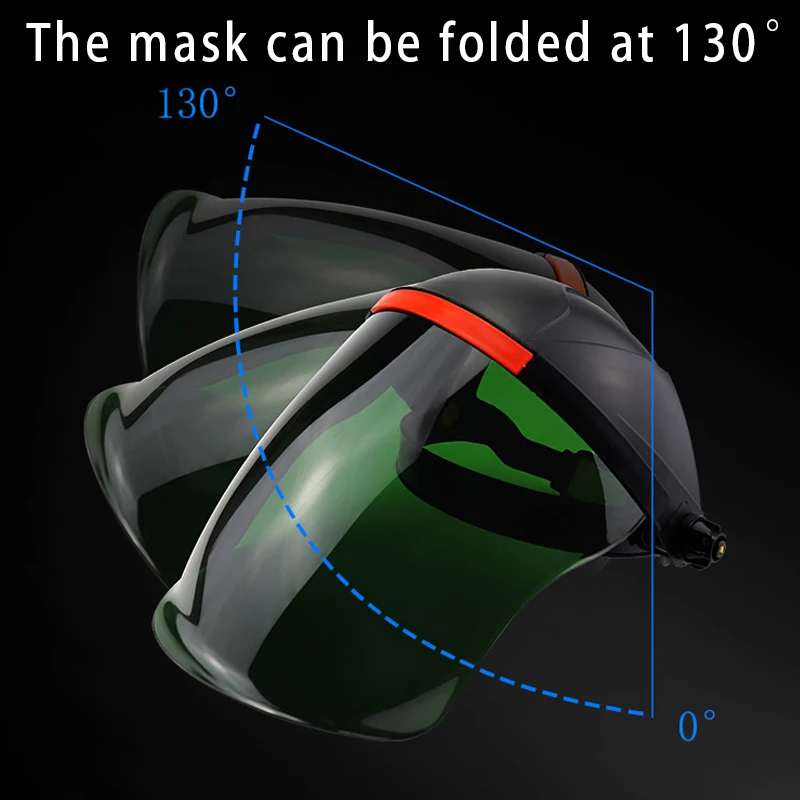 Face Shield Full Grinding Flip Front Shade UV Anti-Fog Window with Ratchet Headgear TN99 | Инструменты