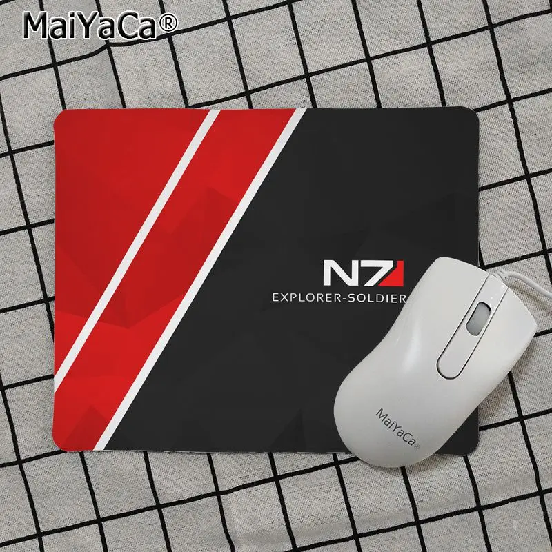 Maiya Top Quality Mass Effect N7 DIY Design Pattern Game mousepad Selling Wholesale Gaming Pad mouse | Компьютеры и офис