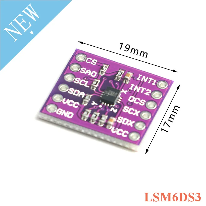 LSM6DS3 сенсор s 3 осевой акселерометр + гироскоп 6 инерционный модуль SPI/IIC I2C
