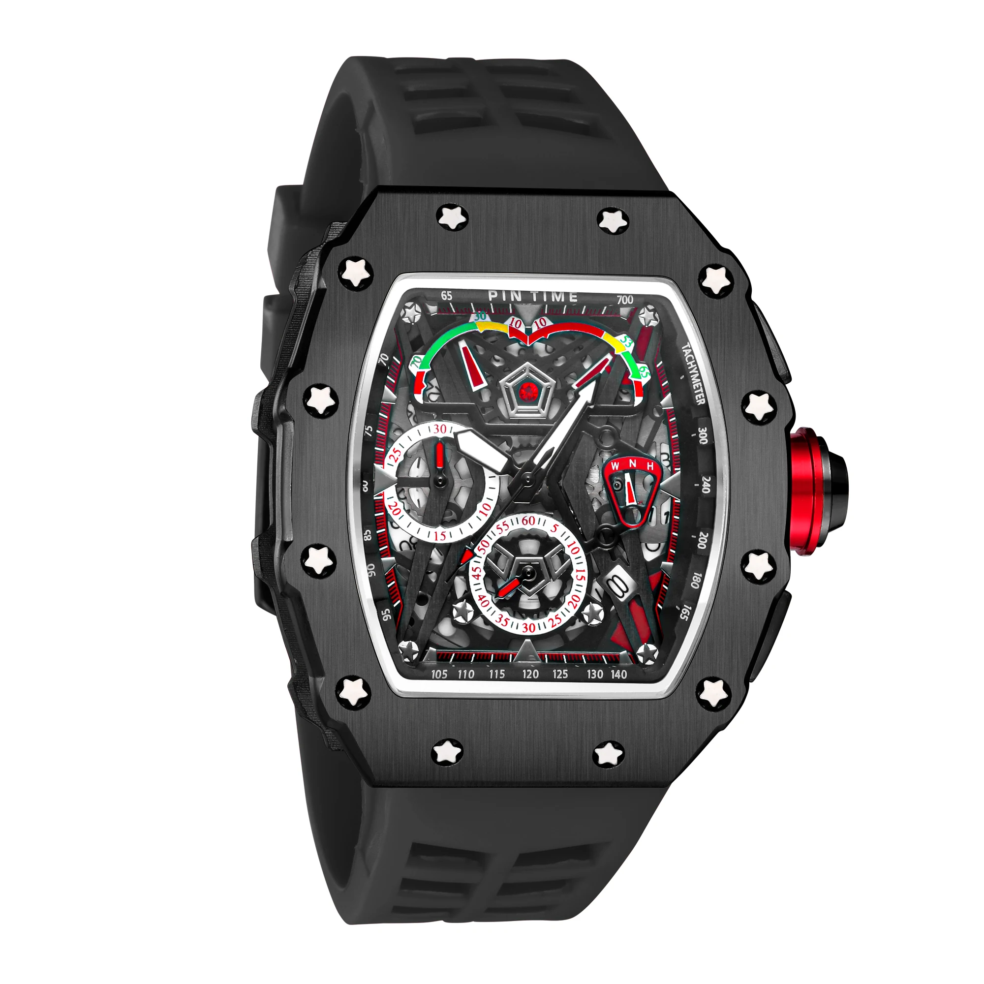 Часы-хронограф мужские спортивные классные брендовые Роскошные