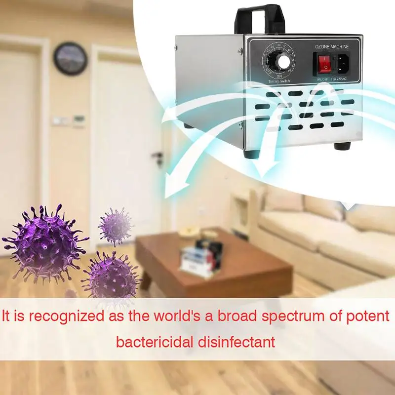 

220V/110V Ozone Generator Air Purifiers 28g/40g Ozonator Ozonizer with Timing Home Office Car Air Purify Deodorizer