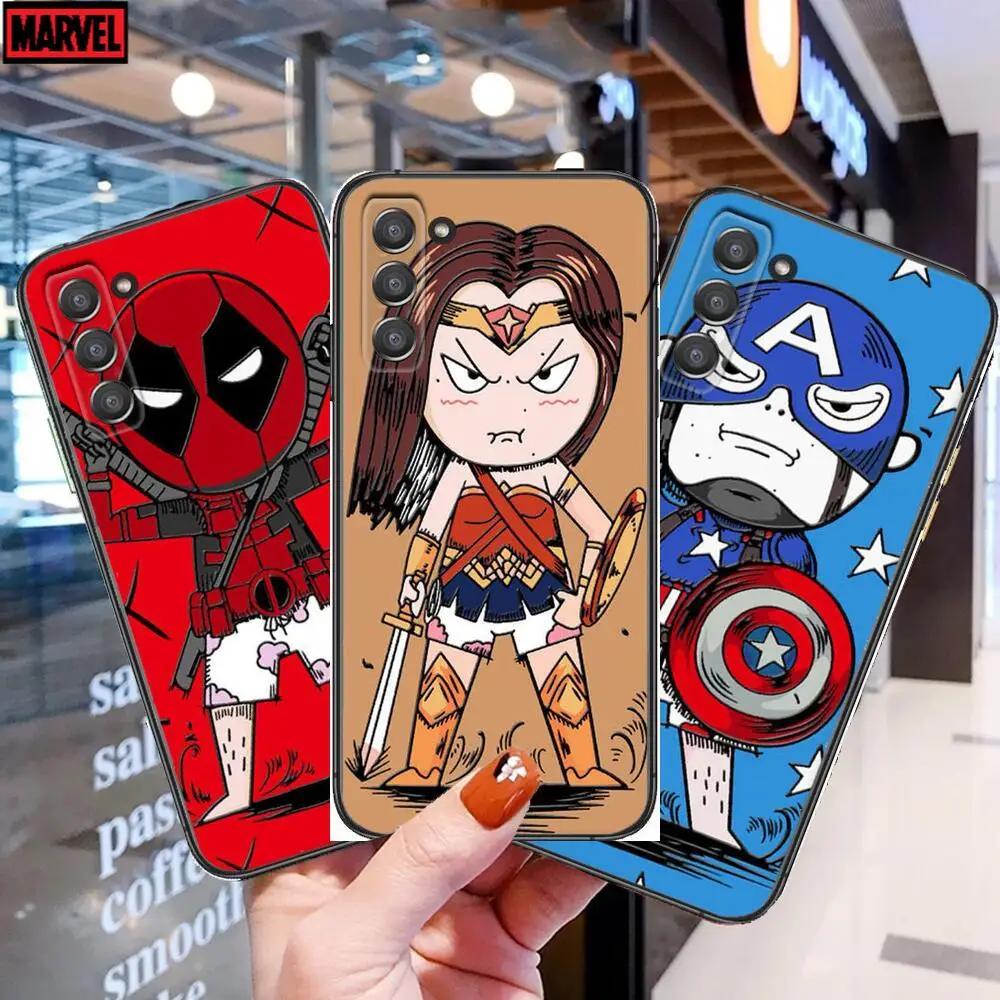 

Cute cartoon marvel Phone cover hull For SamSung Galaxy s6 s7 S8 S9 S10E S20 S21 S5 S30 Plus S20 fe 5G Lite Ultra Edge